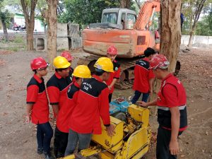 Uji Kompetensi Siswa SMK NU Wilangan Jurusan TAB di Dinas PUPR Kab. Nganjuk